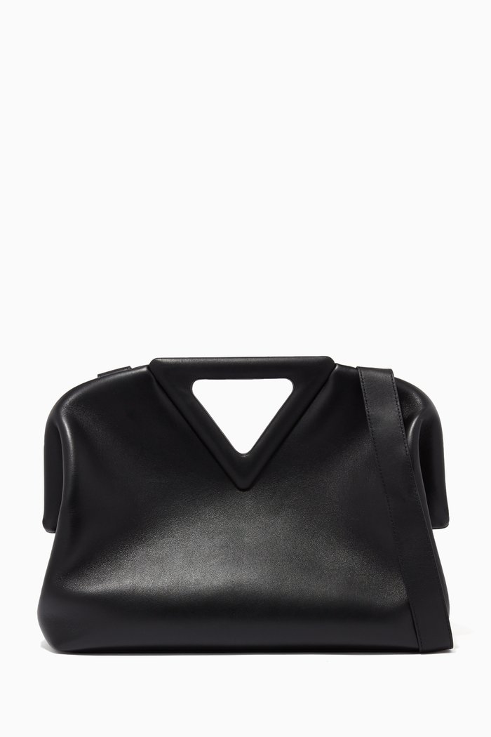 

The Triangle Bag in Nappa Calfskin, Black