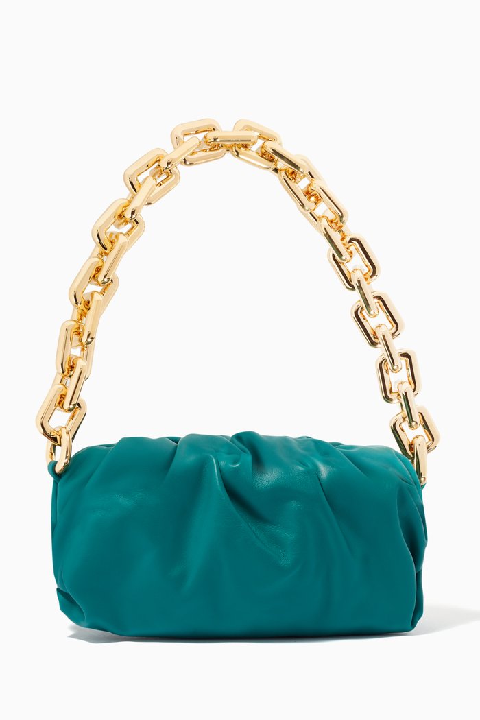 

The Chain Pouch in Nappa Calfskin, Blue