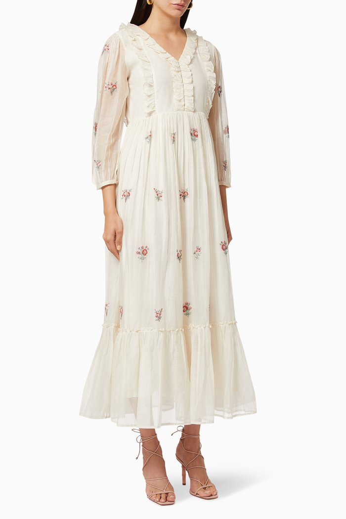 

Mirelle Floral Dress, Neutral