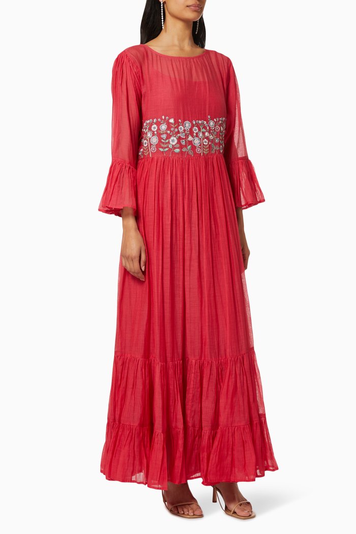 

Senera Floral Dress, Red