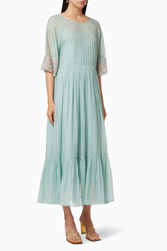 

Taylor Floral Dress, Green