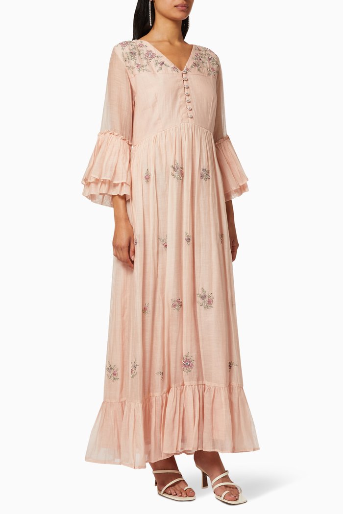 

Sufi Floral Dress, Pink