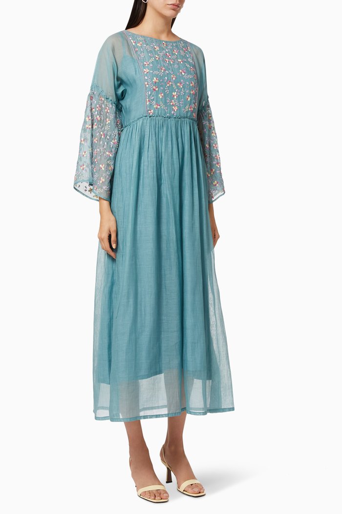 

Penelope Floral Dress, Green