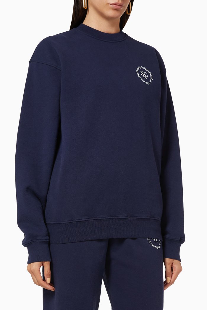

SRHWC Cotton Crewneck Sweatshirt, Blue