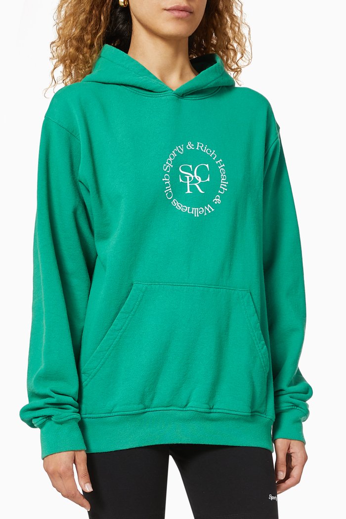 

SRHWC Cotton Hoodie, Green