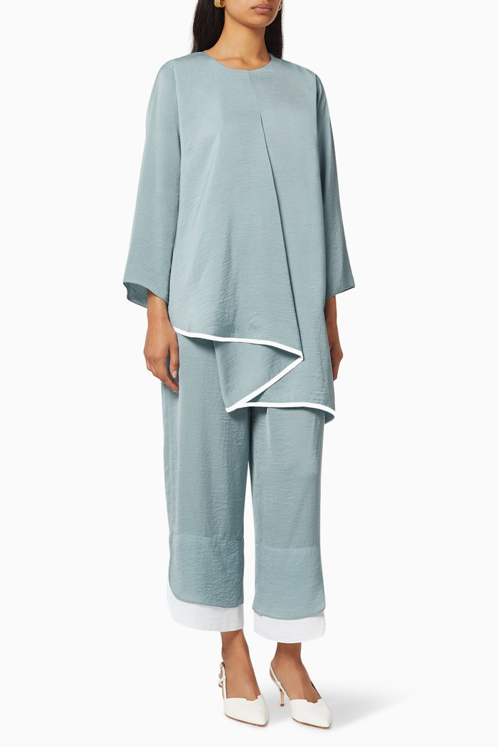 

Top & Pants Travel Set, Blue