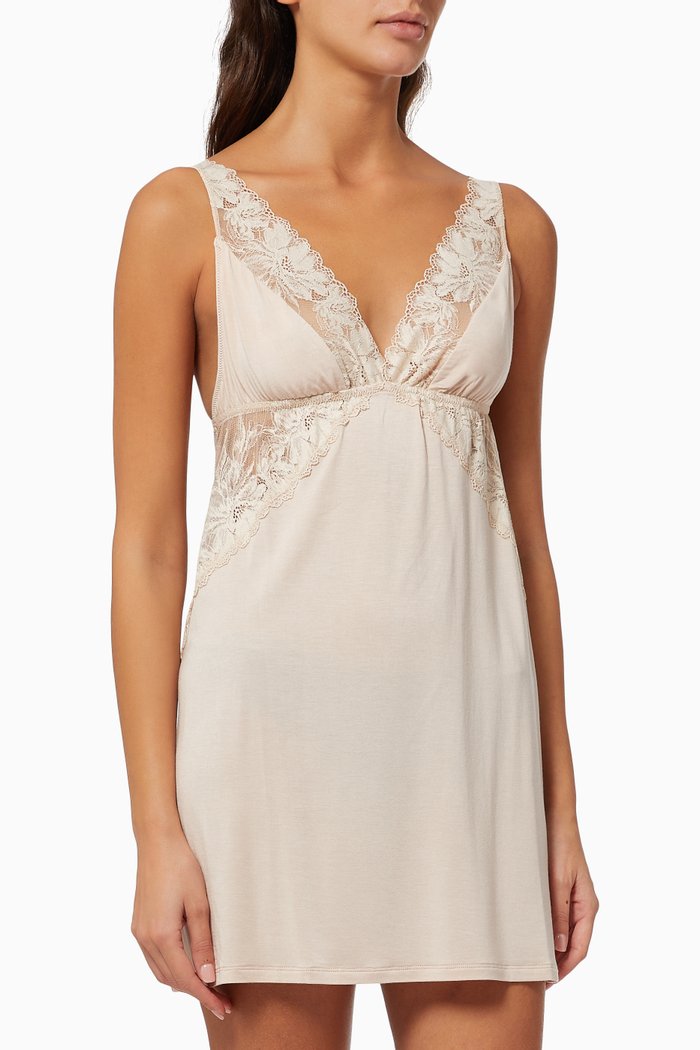 

Rosalia Elevated Everyday Chemise in Modal Jersey, Pink