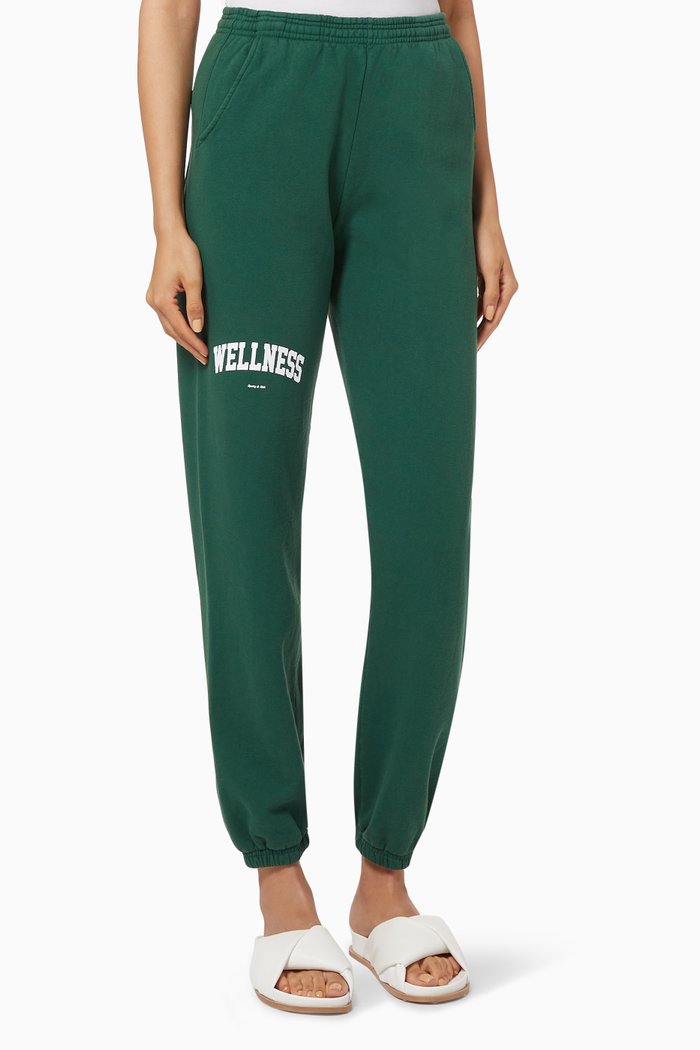 

Wellness Ivy Cotton Sweatpants, Green