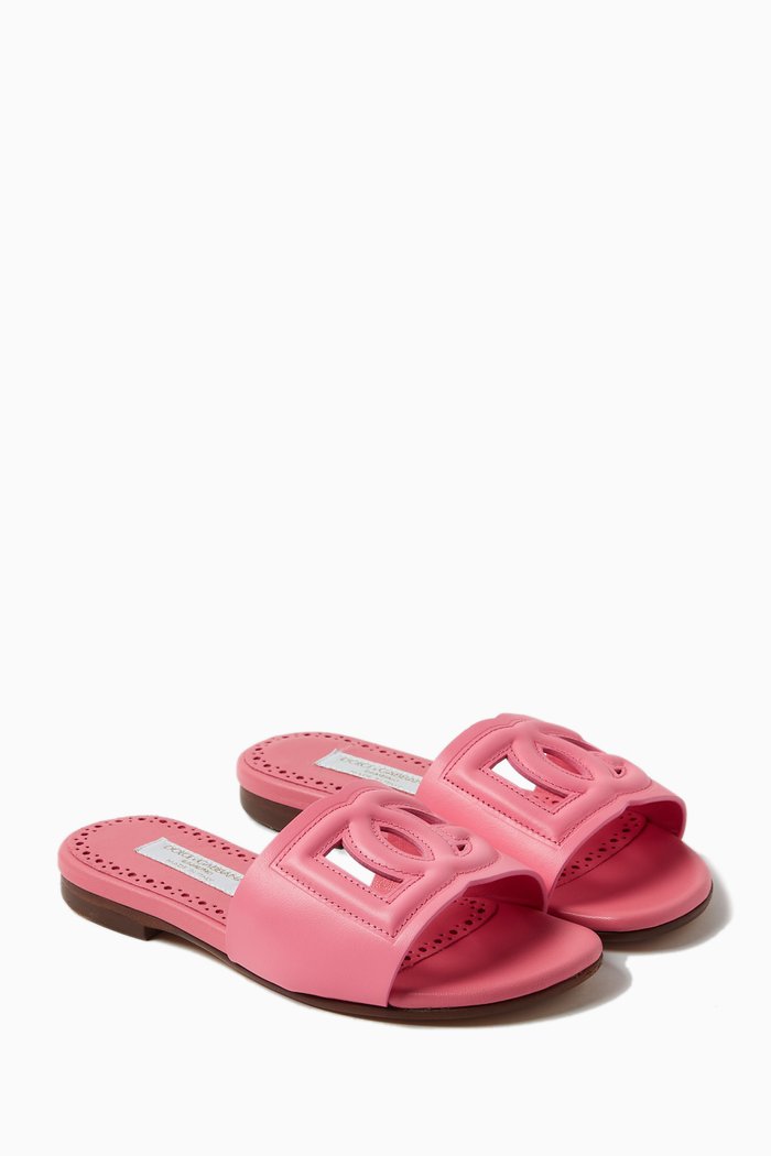 

Bianca Sandals in Leather, Pink