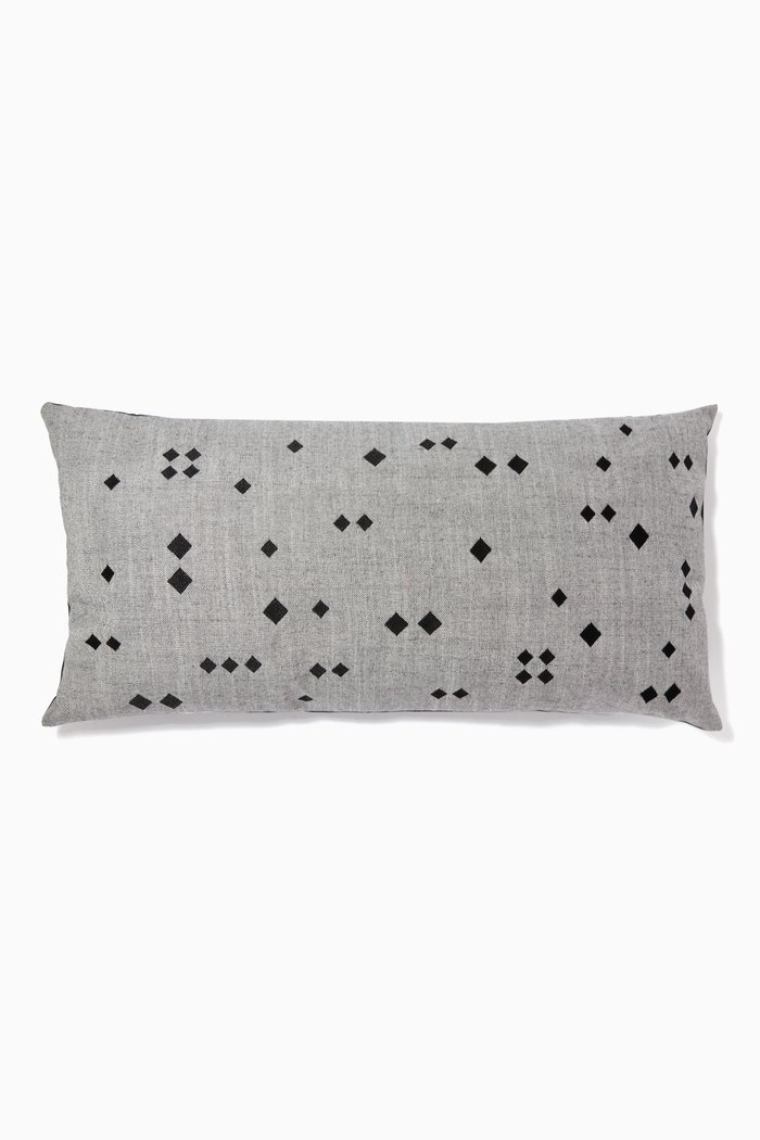 

Nuqat Long Cushion, 30 x 60, Grey