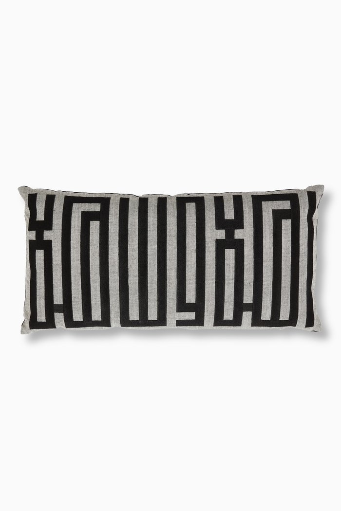 

Ahlan Wa Sahlan Long Cushion, 30 x 60, Black