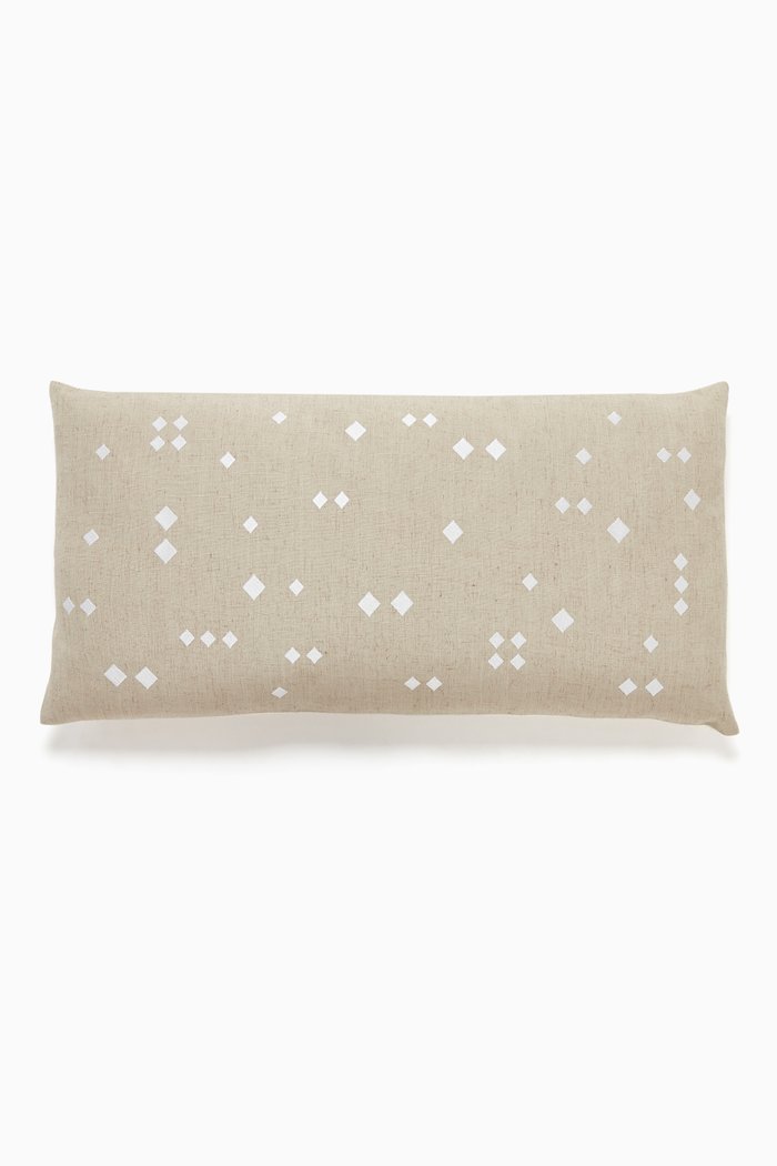 

Nuqat Long Cushion, 30 x 60, Neutral
