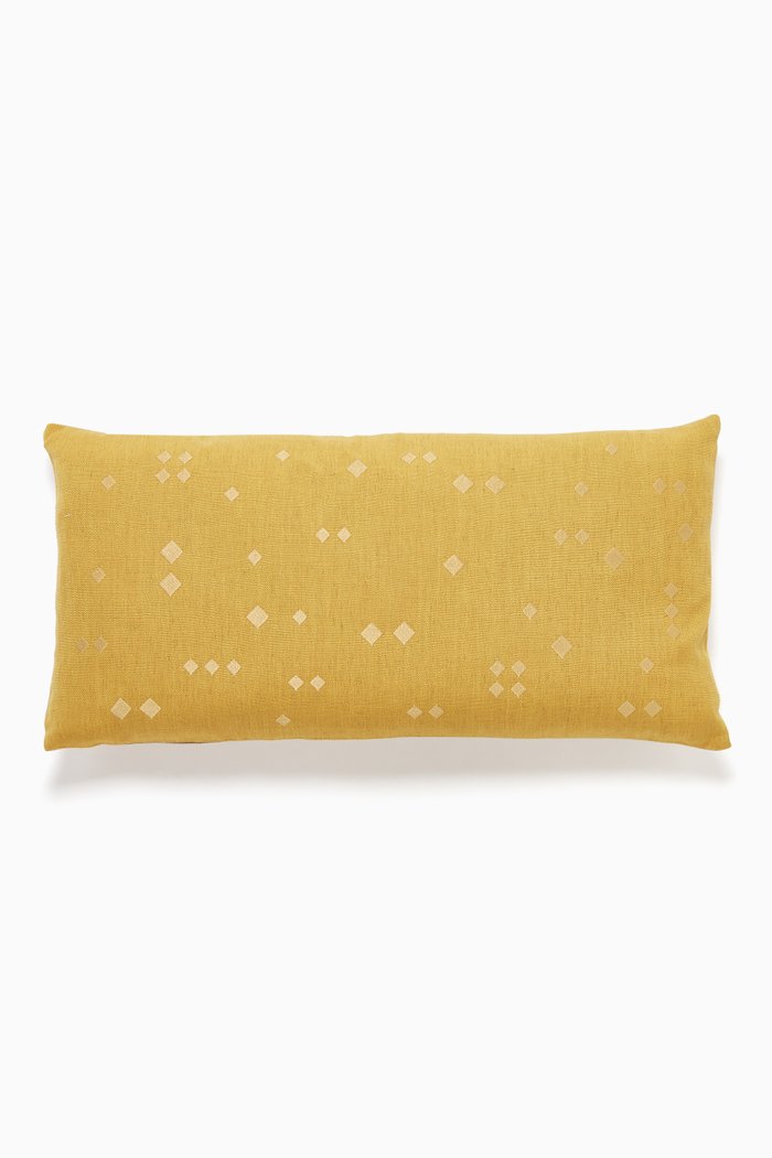

Nuqat Long Cushion, 30 x 60, Yellow