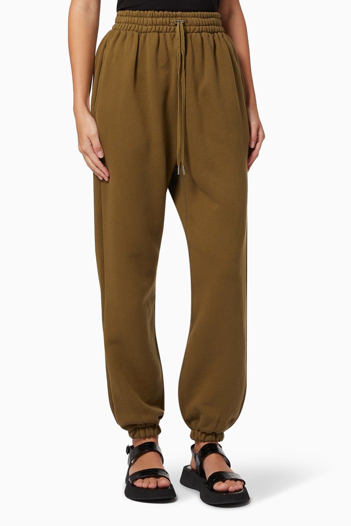 

Vanessa Sweatpants in Cotton Fleece, Green