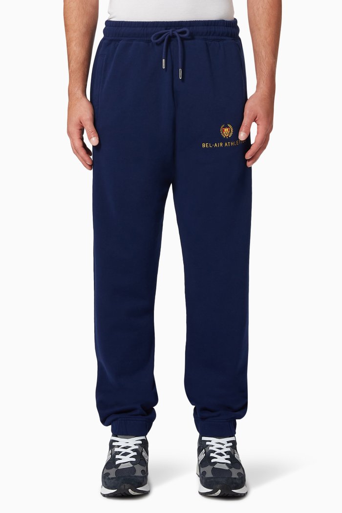

Academy Crest Cotton Fleece Sweatpants, Blue
