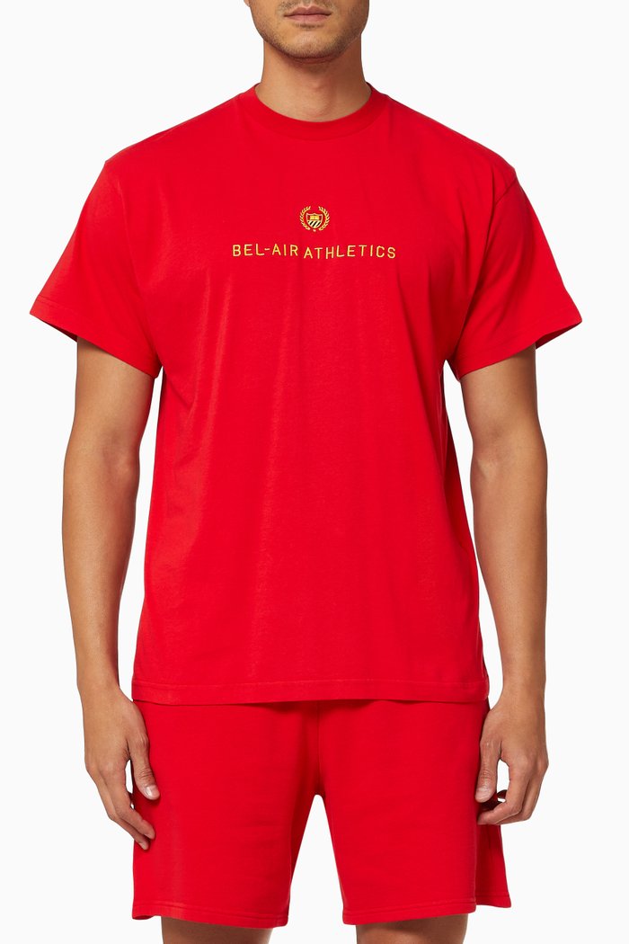 

Academy Crest T-shirt in Jersey, Red