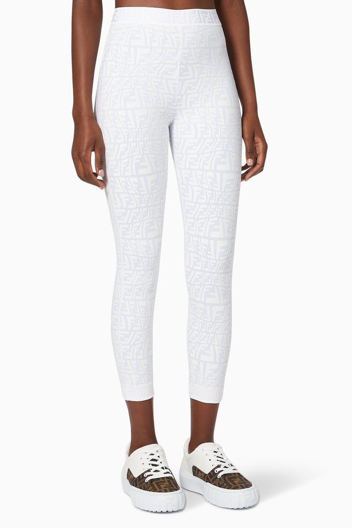 

Fisheye Logo Leggings in Lycra®, White