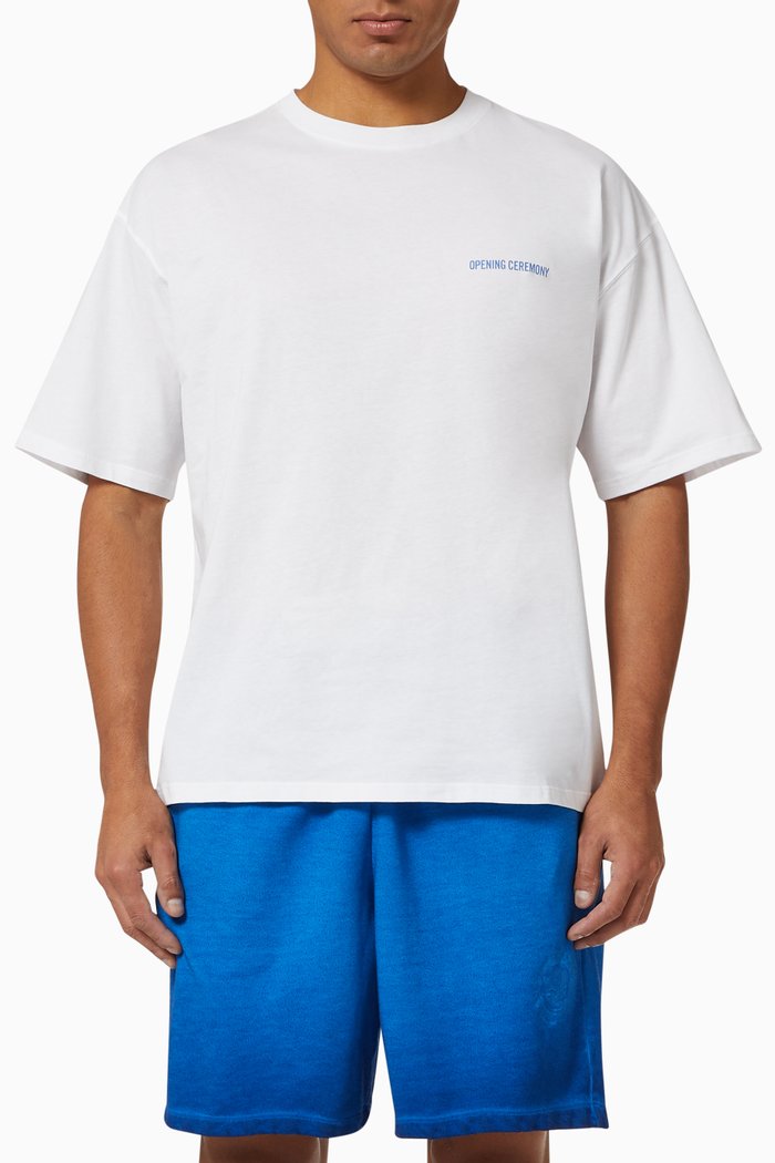 

Word Torch T-shirt in Cotton, White