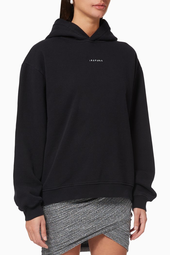 

Lise Graphic Hoodie Sweatshirt, Black