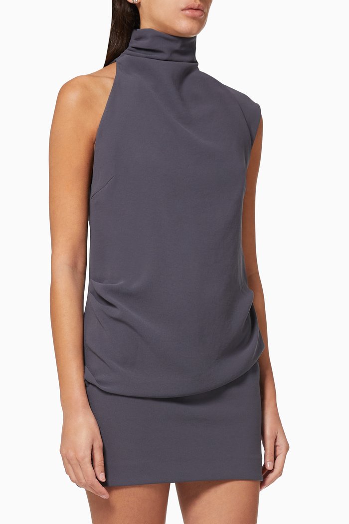 

Victa Asymmetrical Dress, Grey