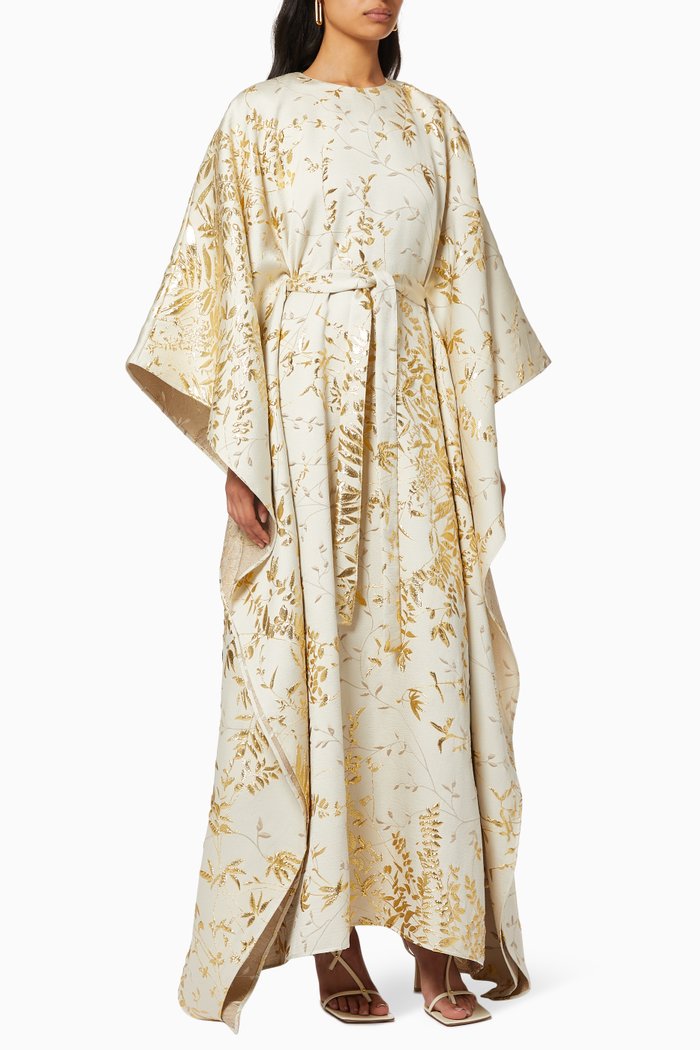 

Spring Belted Kaftan, Blue
