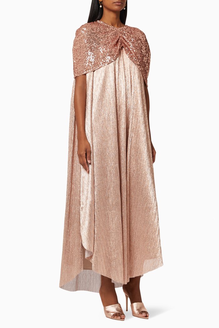 

The Signature Cape Kaftan, Pink