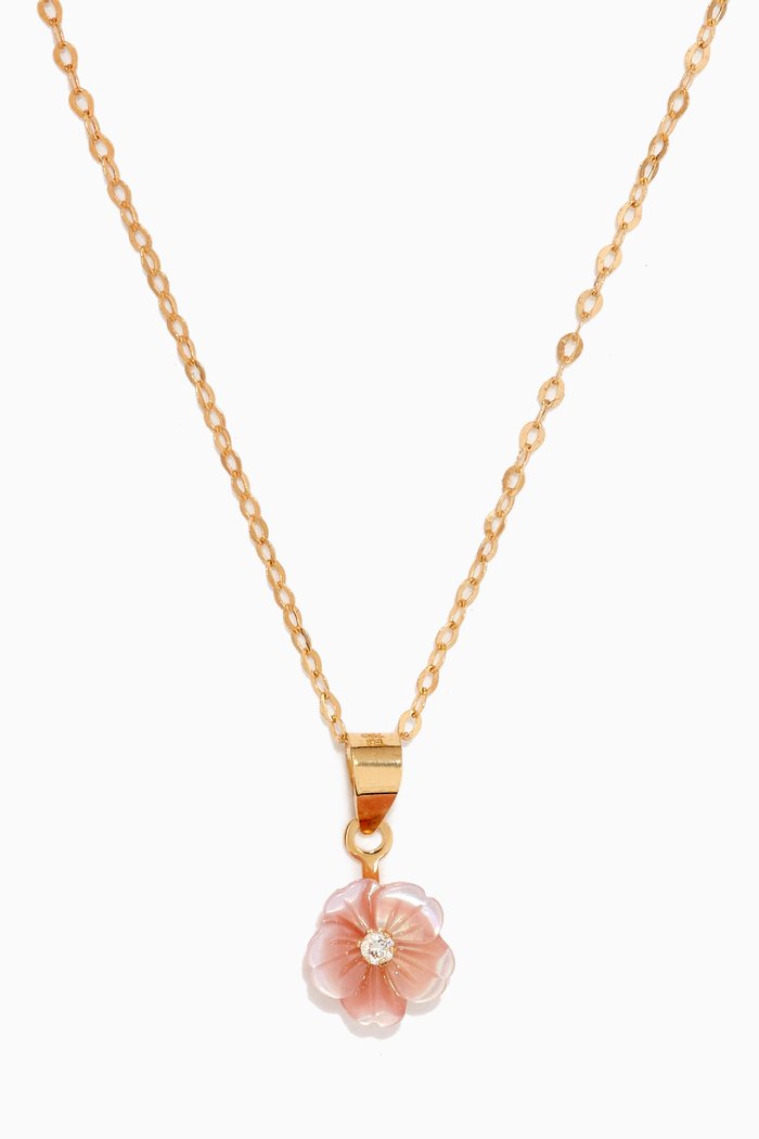 

Floral Diamond Pendant in 18kt Yellow Gold