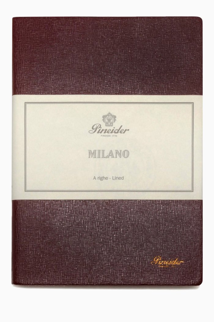 

Milan Notes, 14.5 x 21 Diary, Burgundy