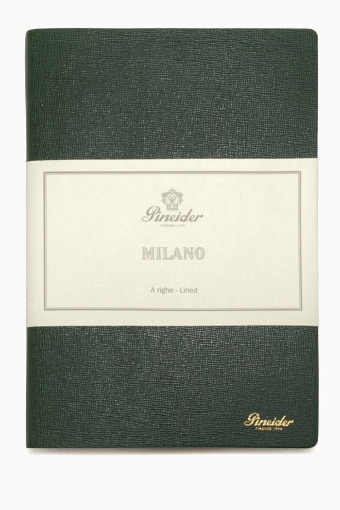

Milan Notes, 14.5 x 21 Diary, Green