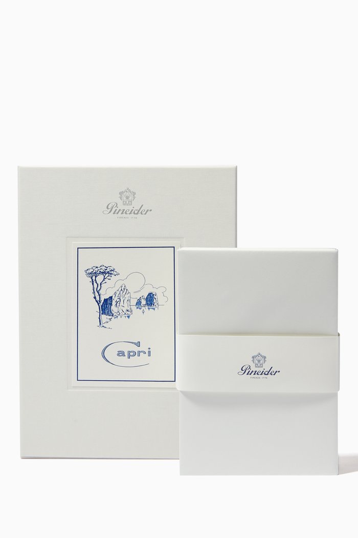 

Capri Box, 50 Sheet Forms of A5 Paper, Blue