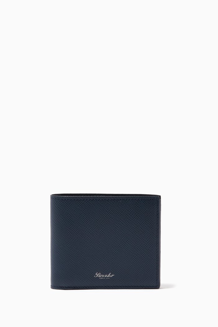 

360 International Wallet in Calfskin Leather, Blue