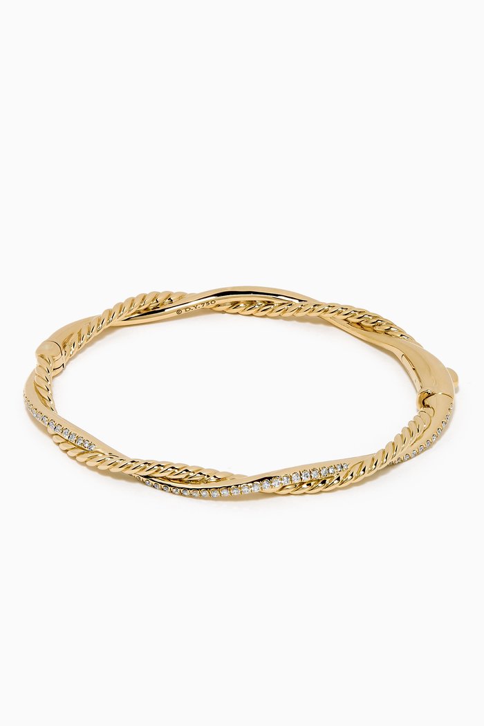 

Petite Infinity Diamond Bracelet in 18kt Yellow Gold