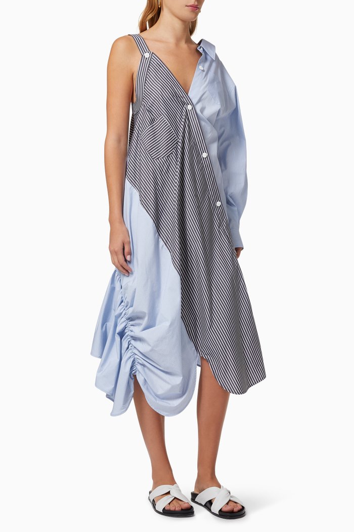 Ellen Cotton Poplin Dress, Multicolour