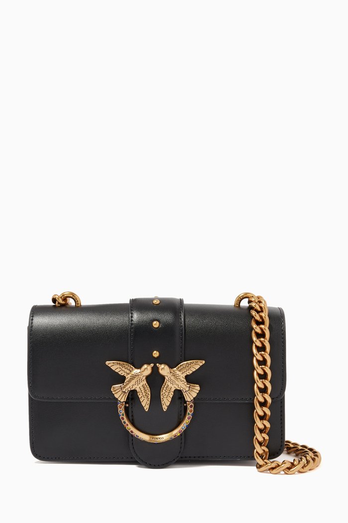 

Mini Love Icon Jewel 1 Bag in Leather, Black