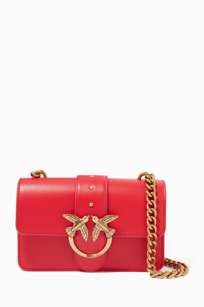 

Mini Love Icon Simply 4 in Leather, Red