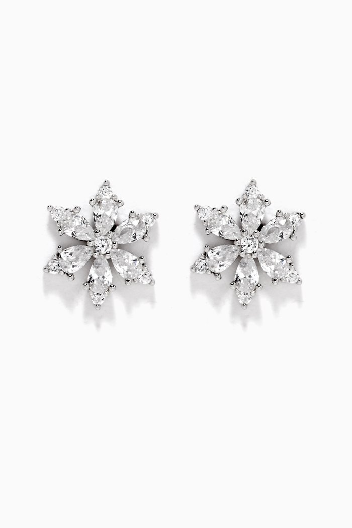 

Belle Snowflake Earrings in Sterling Silver