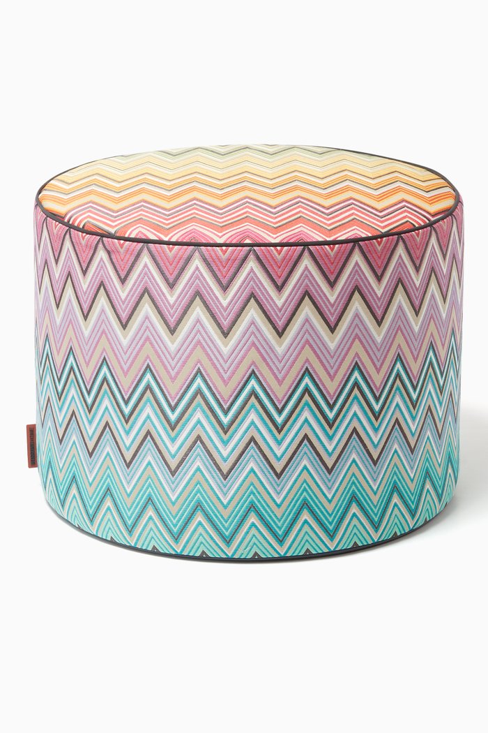 

Yanai Cylinder Pouf, 40 x 30, Multicolour