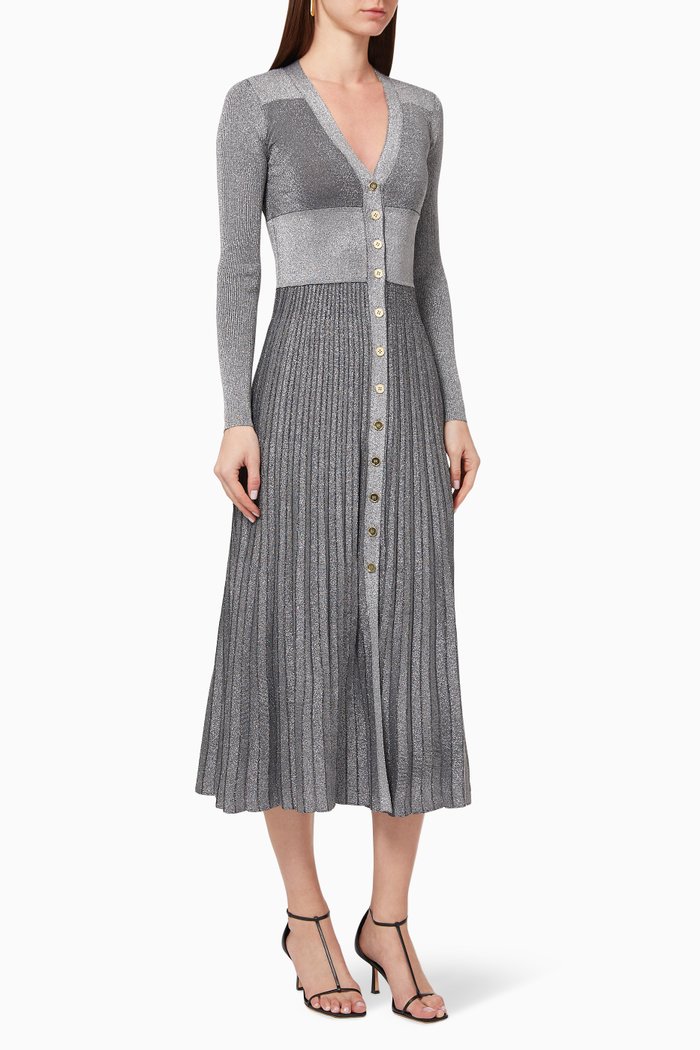 

Atleta Lurex Dress, Silver
