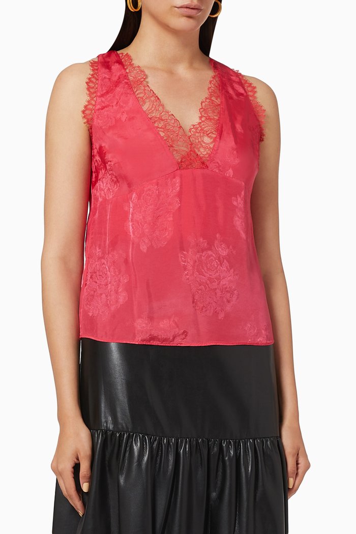 Esagerato Lace Top, Pink