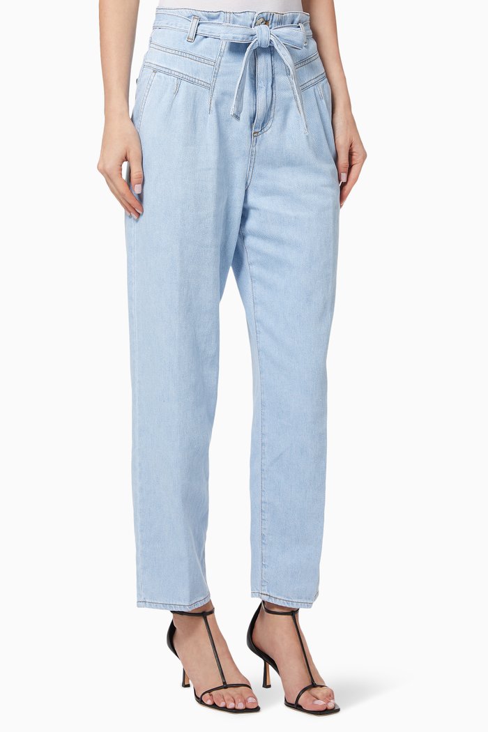 

Cheryl 5 Carrot Fit Jeans, Blue