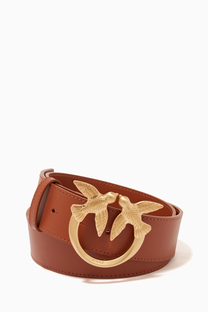 

Love Berry 1 Simply Belt in Leather, Brown