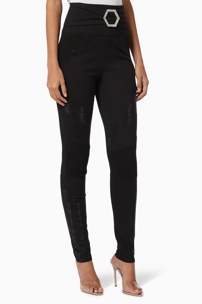

Crystal Jogging Leggings, Black