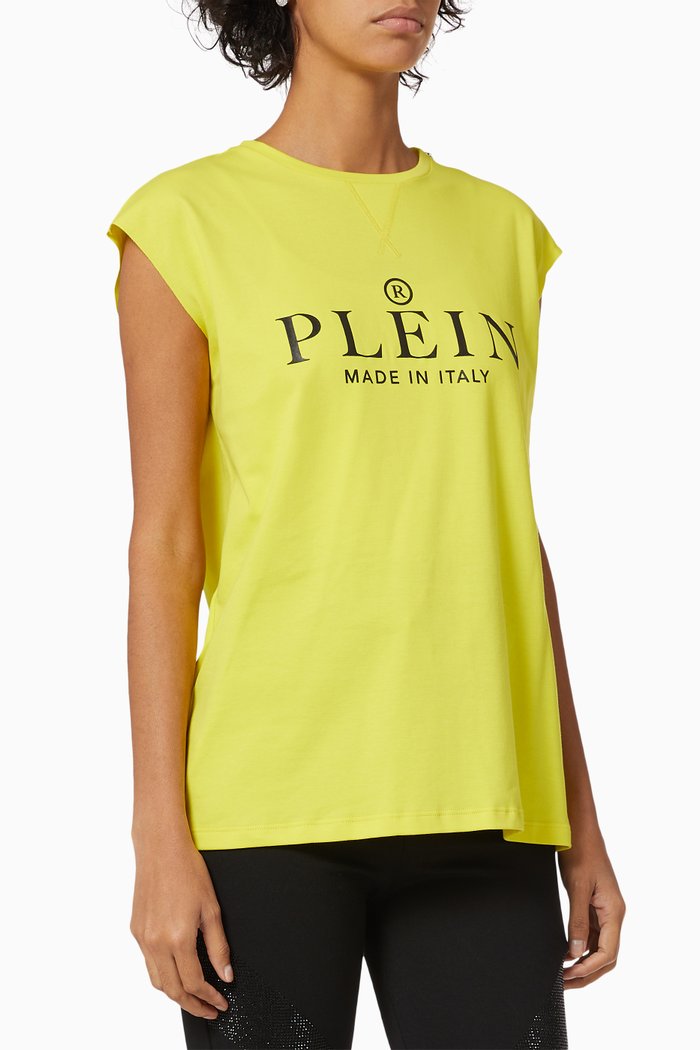 

Iconic Logo T-shirt in Jersey, Yellow
