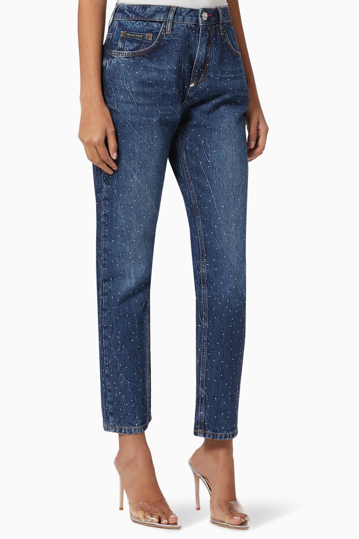 

Crystal Boyfriend Jeans in Denim, Blue