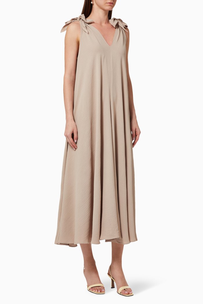 

Bow Wide Leg Jumpsuit, Neutral