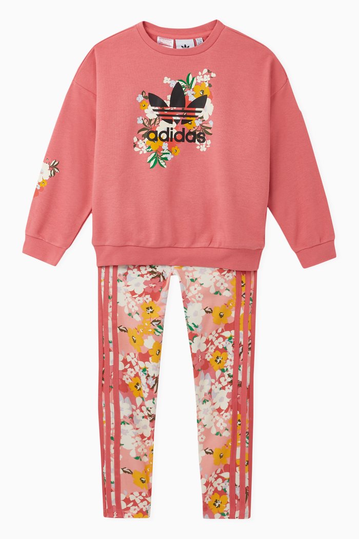 

Her Studio London Floral Crew Set, Pink