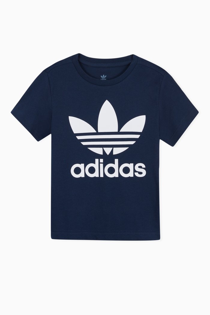 

Trefoil Jersey T-Shirt in Cotton, Blue