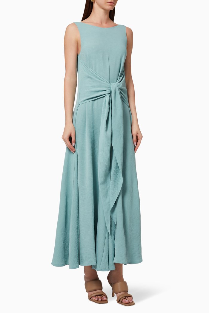 

Bow Wide Leg Jumpsuit, Blue