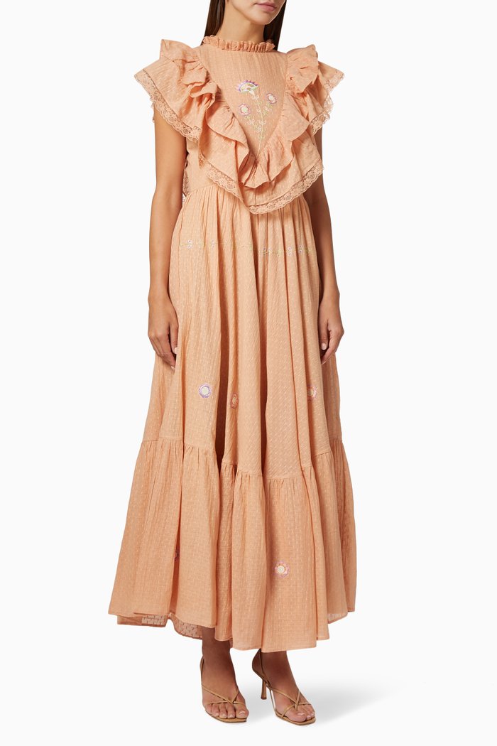 

Burnt Soul Dress in Cotton, Neutral