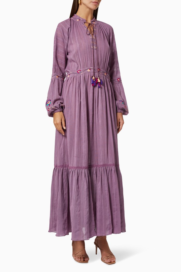 

Dream Catcher Dress in Cotton, Purple